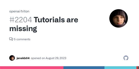 Tutorials are missing · Issue #2204 · openai/triton · GitHub