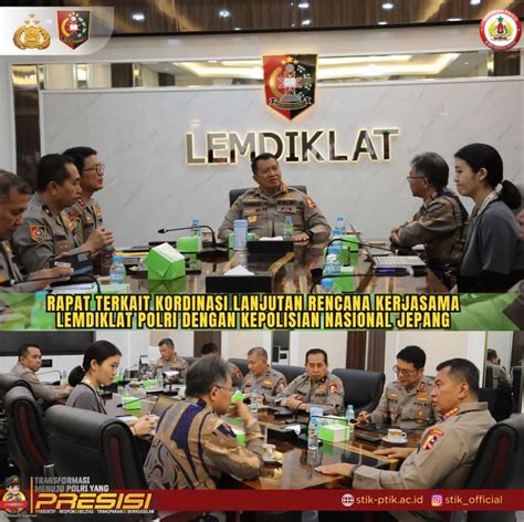 Rapat Terkait Kordinasi Lanjutan Rencana Kerjasaa Lemdiklat Polri