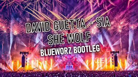 David Guetta Sia She Wolf Blueworz Bootleg Youtube