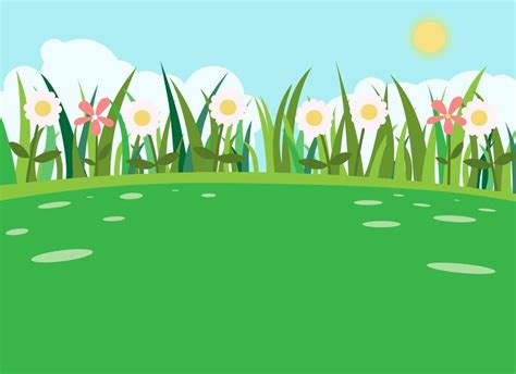 cartoon grass background vector art icons  graphics