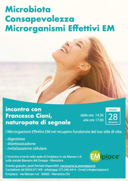 Microbiota Microrganismi Effettivi Em Emipiace