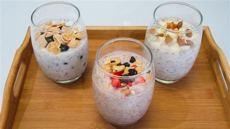 Aveia Dormida Frutas Overnight Oats Receita Fit Chia E