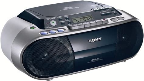 Sony Radio Cassette Cd Cfd S01 Couleur Argent Amazonfr High Tech