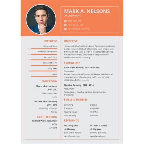 35 Experienced Resume Format Templates Pdf Doc Free And Premium