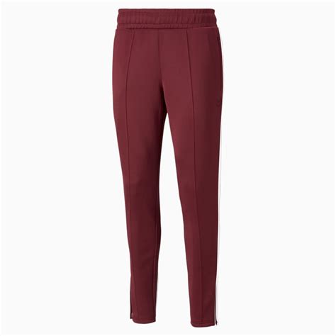 PUMA x TMC Status Symbol Pants - Burgundy/White – The Marathon Clothing