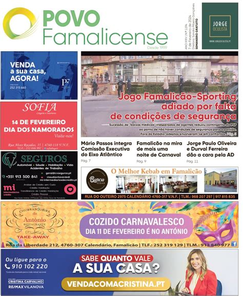 O Povo Famalicense Jornal Gratuito Noticias Famalicão estreita