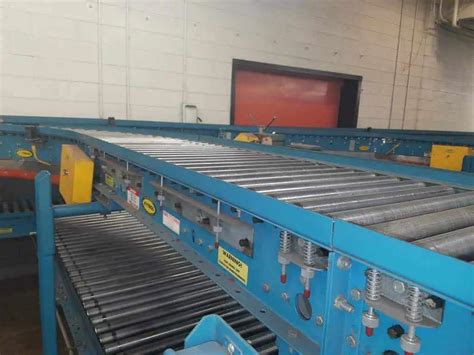 Used Hytrol 24 And 30 Live Roller Power Conveyor