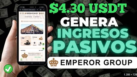 Asi Ganas Usdt Diario Emperor Usdt Nueva App Pagando Como