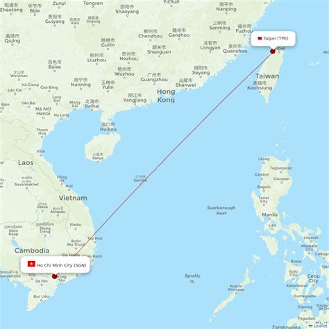 Airlines With Flights From Taipei To Ho Chi Minh City Tpe To Sgn