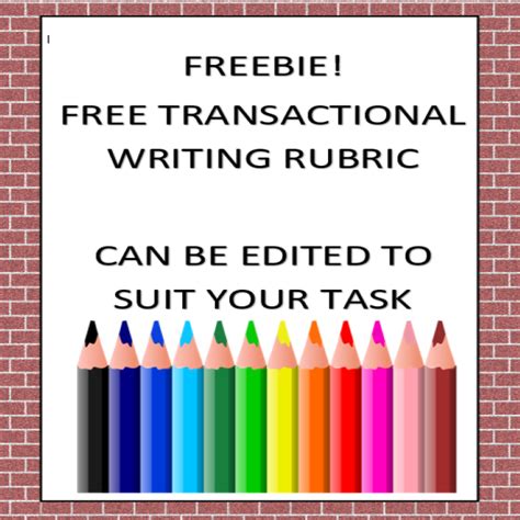 TRANSACTIONAL WRITING – RUBRIC ENG HL/FL • Teacha!