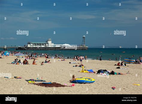 Bournemouth beach on the South Coast of England Stock Photo - Alamy