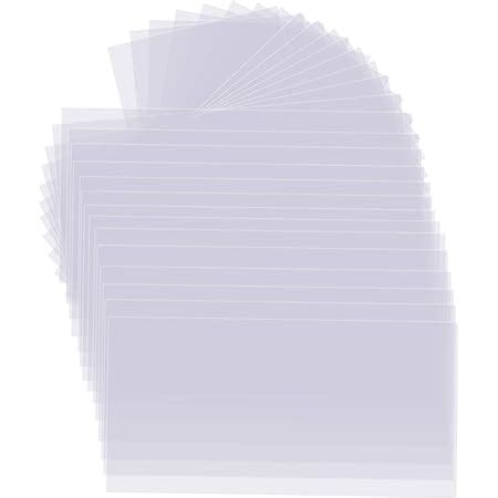 Amazon FAATCOI 30 PCS Clear Blank Stencil Sheets 12 X 24 Inches