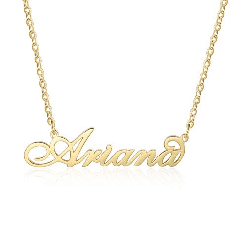 Name Necklaces - Custom Name Necklaces [Gold, Silver] | FARUZO