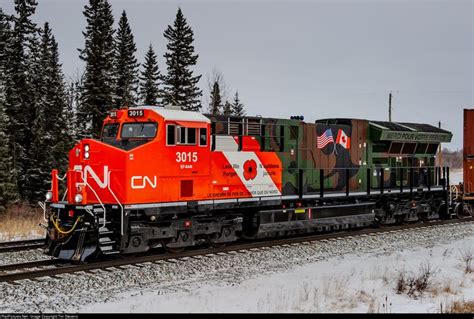 RailPictures Net Photo CN 3015 Canadian National Railway GE ET44AC At