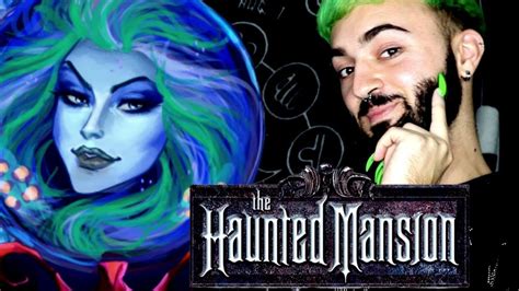 Haunted Mansions Madame Leota Makeup Shady Beard Queen Youtube