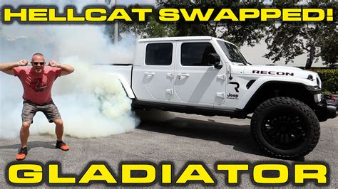 HELLCAT SWAPPED GLADIATOR * 750+ HP Jeep Gladiator Review and ...