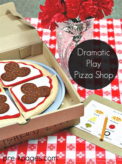 Pizza Dramatic Play Printables Free Printable Word Searches