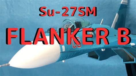 Su Sm Flanker B Red Rf Russian Air Force Scale