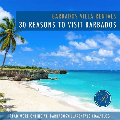 30 Reasons To Visit Barbados Blog Realtors Luxury Villa Rentals