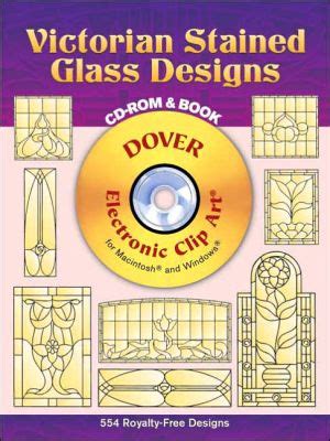 Victorian Stained Glass Designs Dover Electronic Clip Art Series