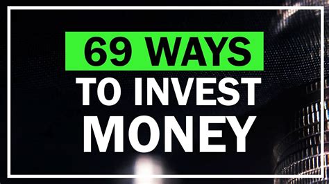 69 Best Ways To Invest Money For Beginners Youtube