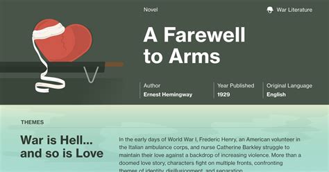 A Farewell to Arms Study Guide | Course Hero