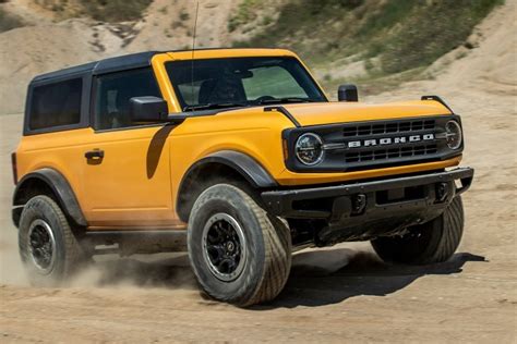 The All New 2020 Ford Bronco Is Back In A 2 And 4 Door Model Edmunds