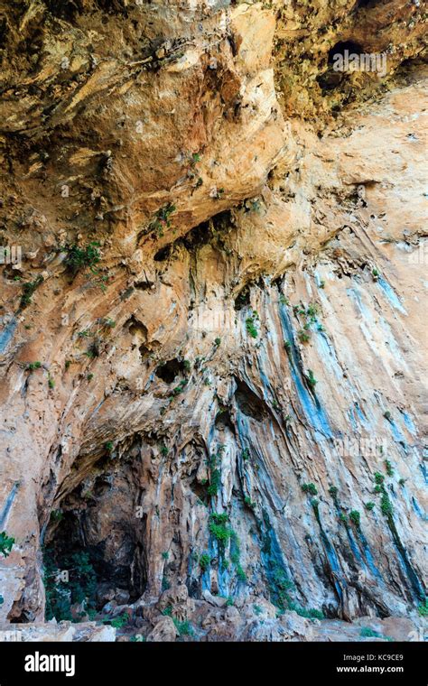 Grotta Dell Uzzo Cave In Zingaro Nature Reserve Park Between San Vito