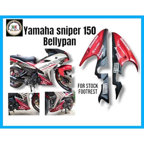 Belly Pan For Stock Pedal Yamaha Sniper 150 Shopee Philippines