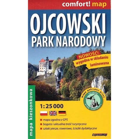 Ojcowski Park Narodowy Mapa Turystyczna 1 25 000 ExpressMap EMAG Ro