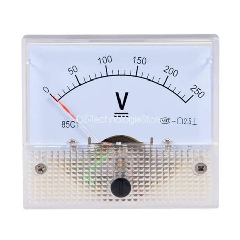 C Analog Panel Dc Volt Voltage Meter Voltmeter Gauge