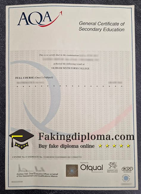 Aqa Gcse Certificate Do You Sell Uk Aqa Certificate Buy Fake