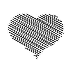 Scribble Heart Vector at GetDrawings | Free download