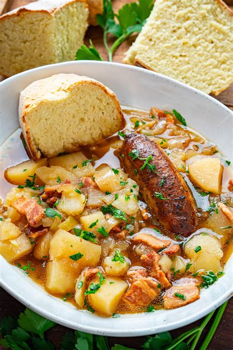 Dublin Coddle Irish Sausage And Potato Stew Closet Cooking