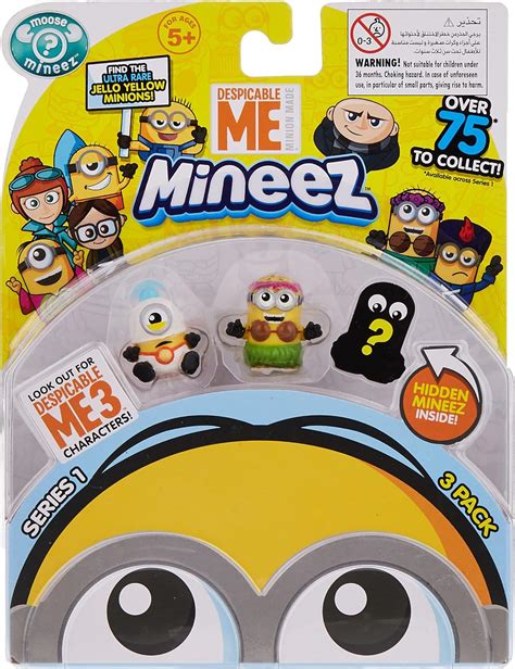 Paquete De Personajes De Despicable Me Mineez Series 1