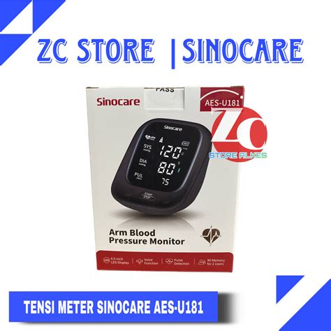 Jual Sinocare AES U181 Alat Cek Tekanan Darah Otomatis Shopee Indonesia