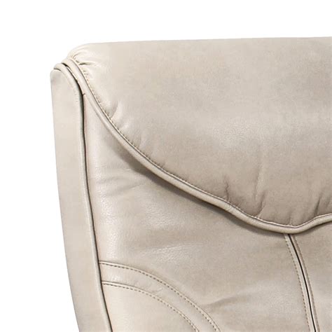 Buy Newport Taupe Swivel Faux Leather Recliner Chair With Ottoman