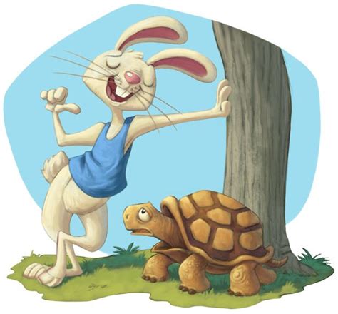 Tortoise And The Hare Cartoon