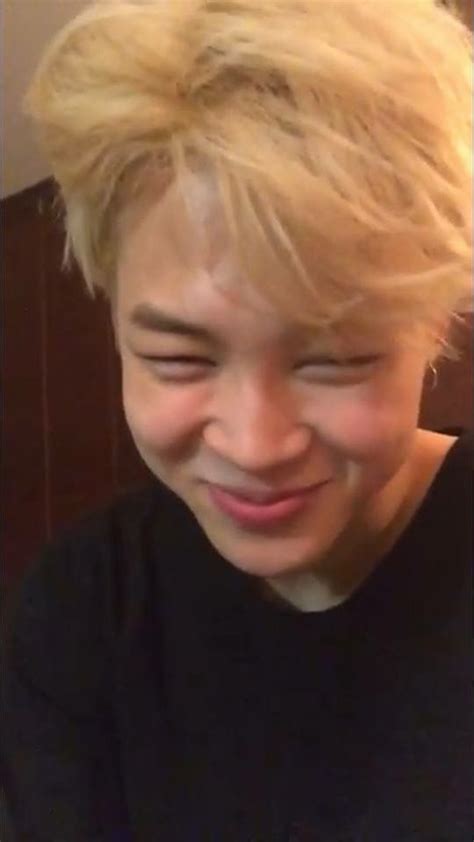 I Love Him With Blonde Hair Bts Jimin Jimin Selca Jimin