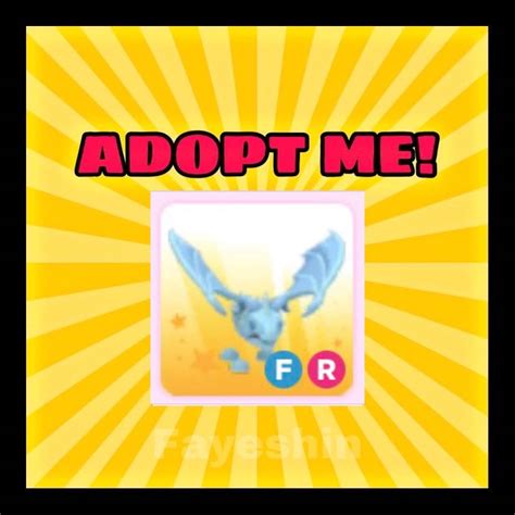 Adopt Me Legendary Fly Ride Frost Dragon FR