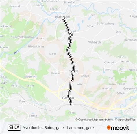 Ev Route Schedules Stops Maps Bischofszell Stadt BahnhofGossau