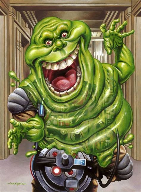 Jason Edmiston Ghostbusters 30th Anniversary Art Print Poster Slimer