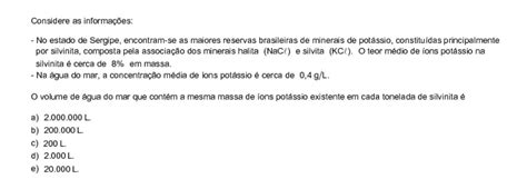 Me explica essa questão por favor O gabarito é letra B 200 Explicaê