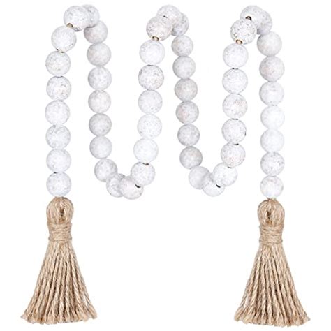 Best White Wood Bead Garlands