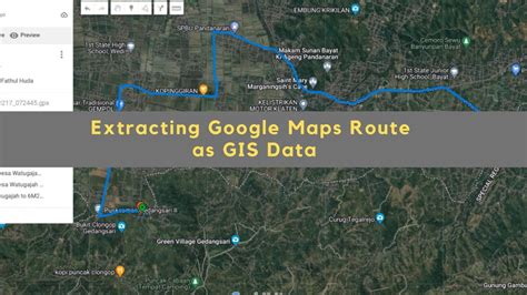 Extracting Google Maps Route As GIS Data YouTube