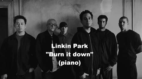 Linkin Park Burn It Downpiano Cover Youtube