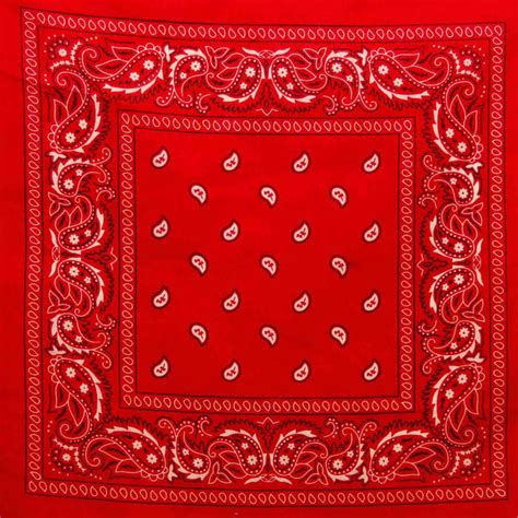 Classic Red Paisley Retro Bandana – Atomic Cherry