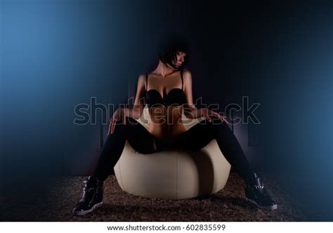 Стоковая фотография Sexy Beautiful Brunette Girl Posing