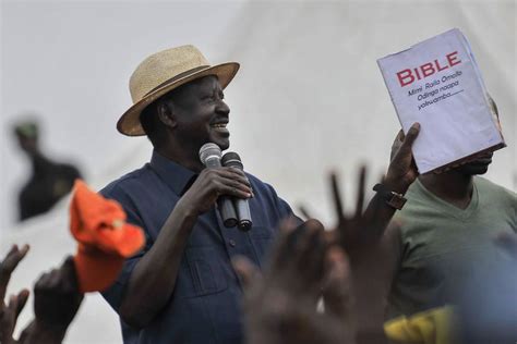 Kenya Opposition Leader Odinga Sets Terms To Take Part In Presidential