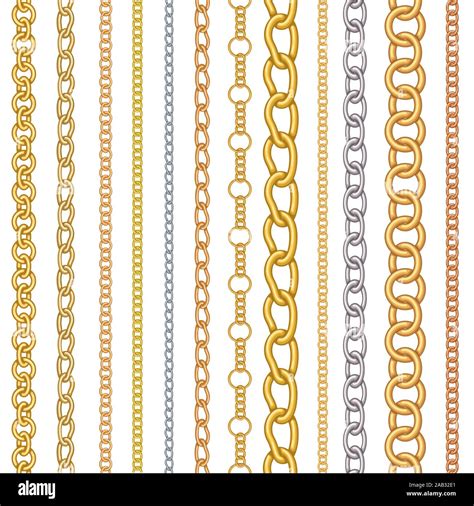 Metal chain pattern Stock Vector Image & Art - Alamy